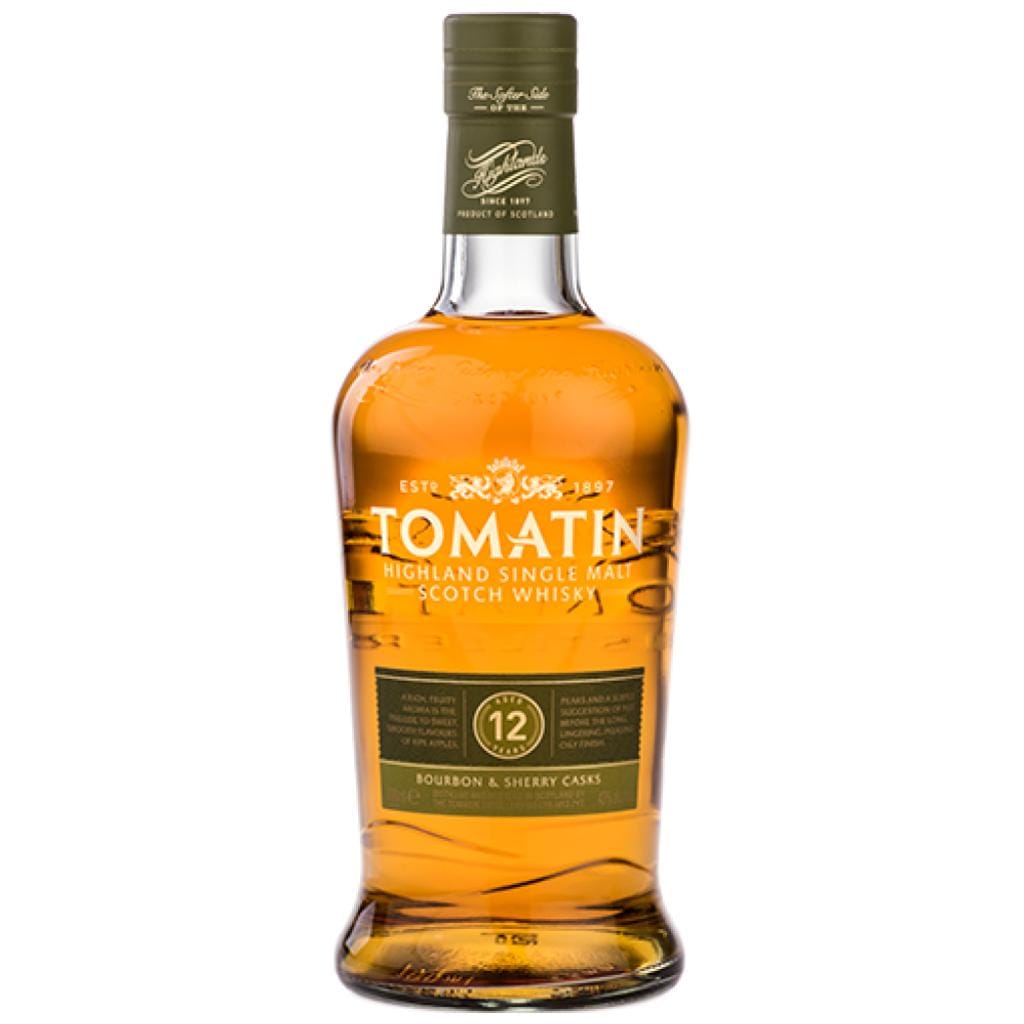 TOMATIN 12 YEAR OLD SINGLE MALT SCOTCH WHISKY 43% 1LT