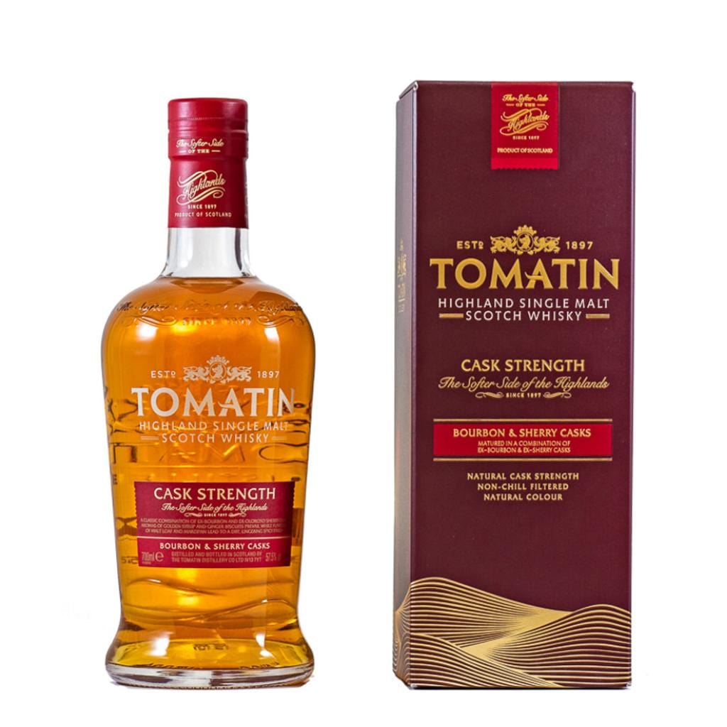 TOMATIN CASK STRENGTH SINGLE MALT WHISKY 57.5% 700ML