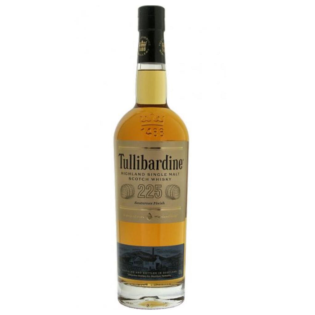 TULLIBARDINE 225 SAUTERNES SINGLE MALT SCOTCH WHISKY 43% 700ML