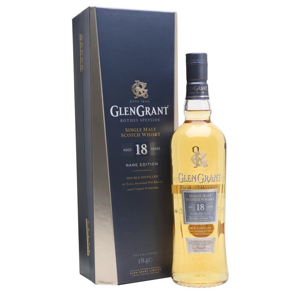 The Glen Grant 18 Year Old Single Malt Scotch Whisky 43% 700ml