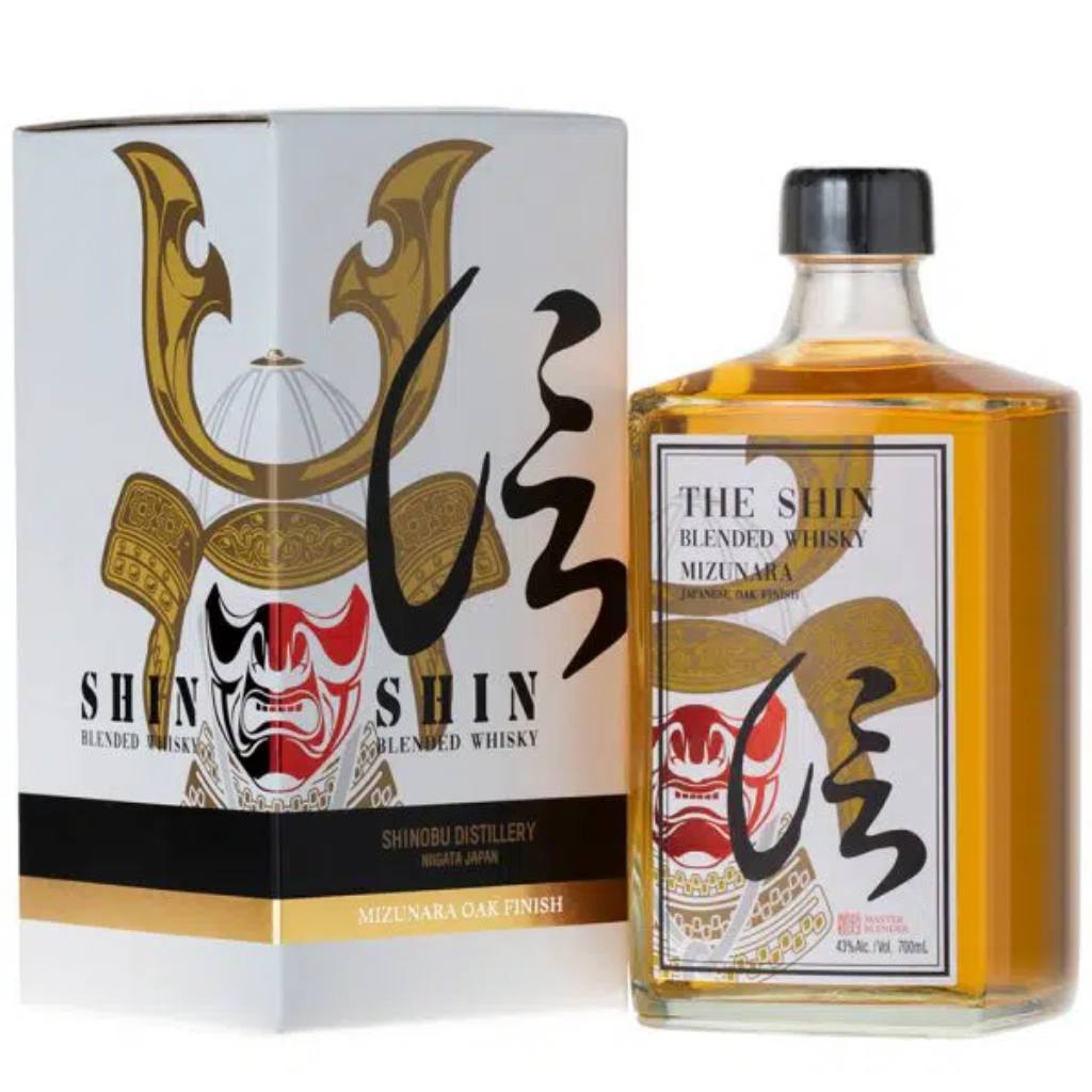 THE SHIN BLENDED WHISKY MIZUNARA JAPANESE OAK FINISH 48% 700ML