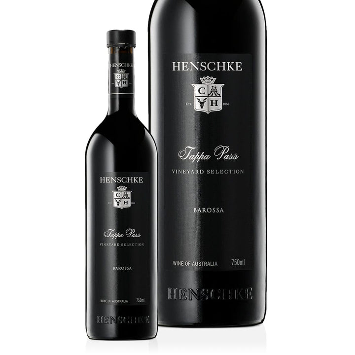 Personalised Henschke Tappa Pass Shiraz Gift Hamper includes 2 Premium Wine Glasses