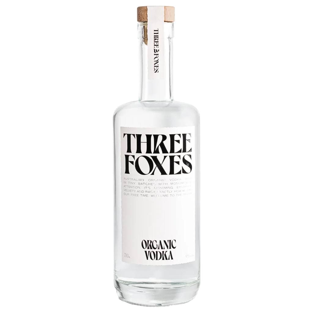 Three Foxes Organic Vodka 37% 700ml