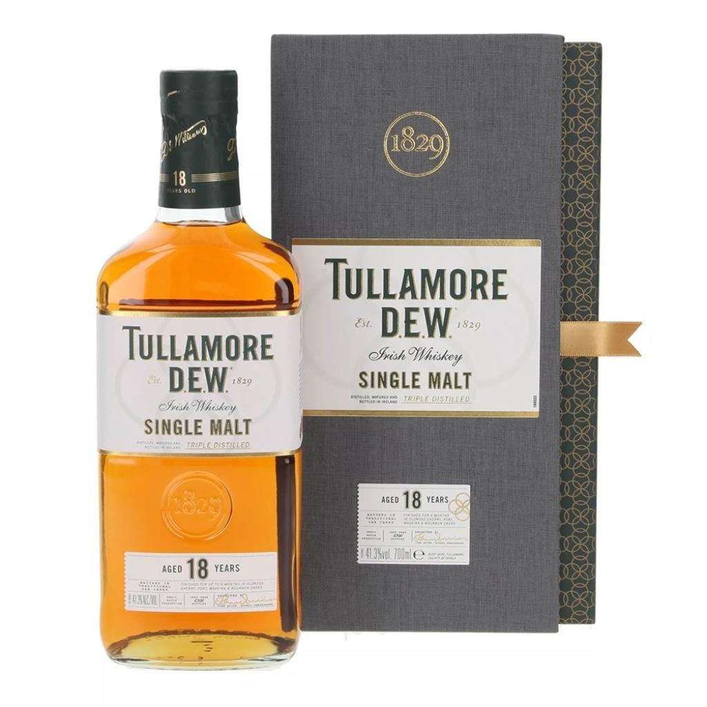 Tullamore Dew 18 Year Old Single Malt Irish Whiskey 41.3% 700ml