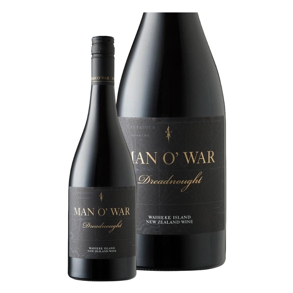 Man O'War Dreadnought Syrah Gift Hamper includes 2 Premium Wine Glass