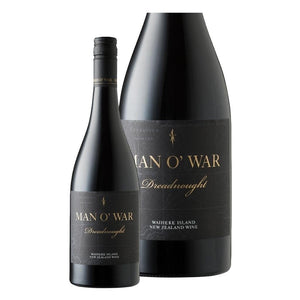 Personalised Man O'War Dreadnought Syrah Gift Hamper includes 2 Premium Wine Glass
