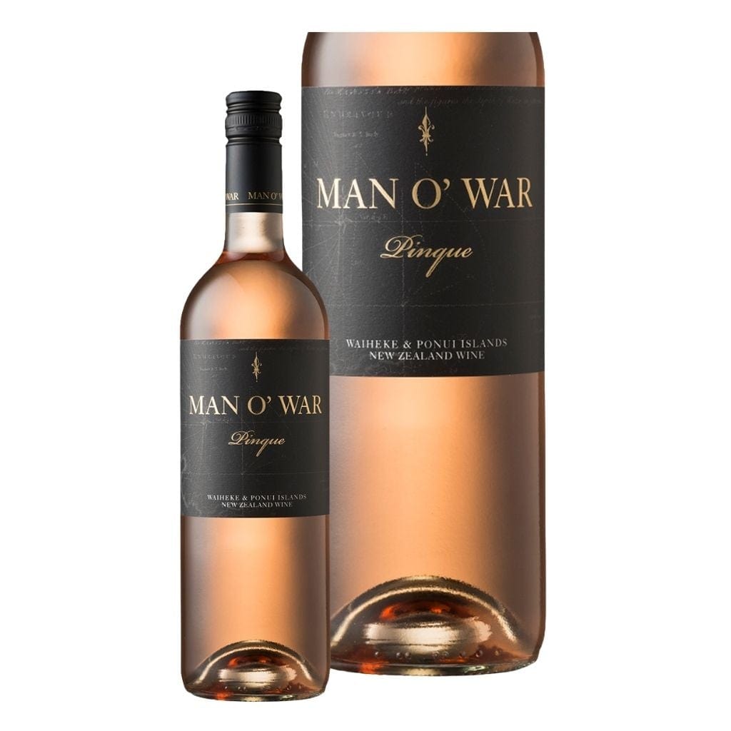 Personalised Man O’ War Pinque Rosé Gift Hamper includes 2 Premium Wine Glass