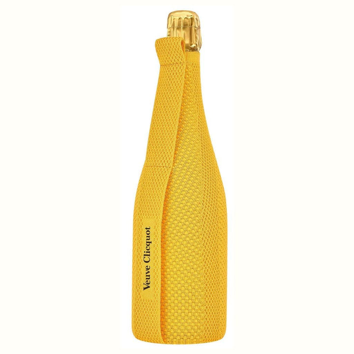 Personalised Veuve Clicquot Yellow Label NV Champagne Ice Jacket 750ml Single Bottle