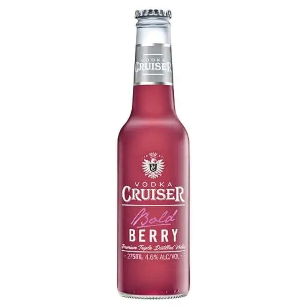 Vodka Cruiser Cruiser Bold Berry 4.6% 275ml (4 Pack)