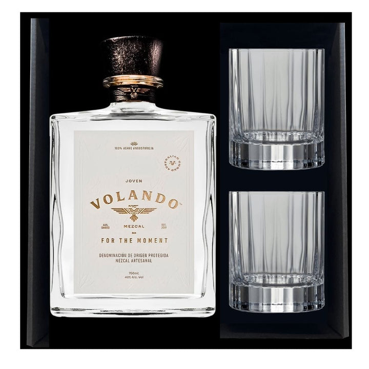 Volando Mezcal and Glass Set Gift Box 40% 750ml