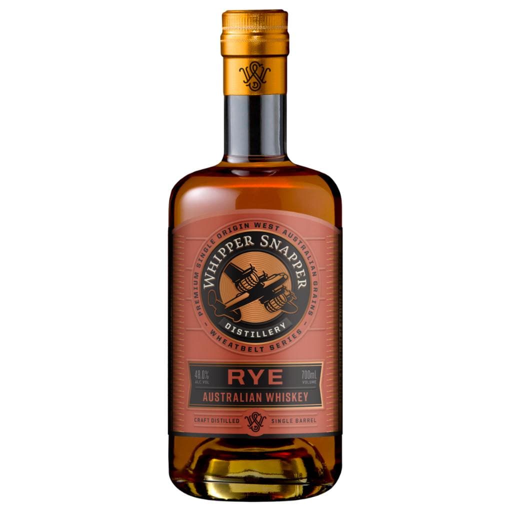 WHIPPER SNAPPER RYE AUSTRALIAN WHISKEY 48% 700ML