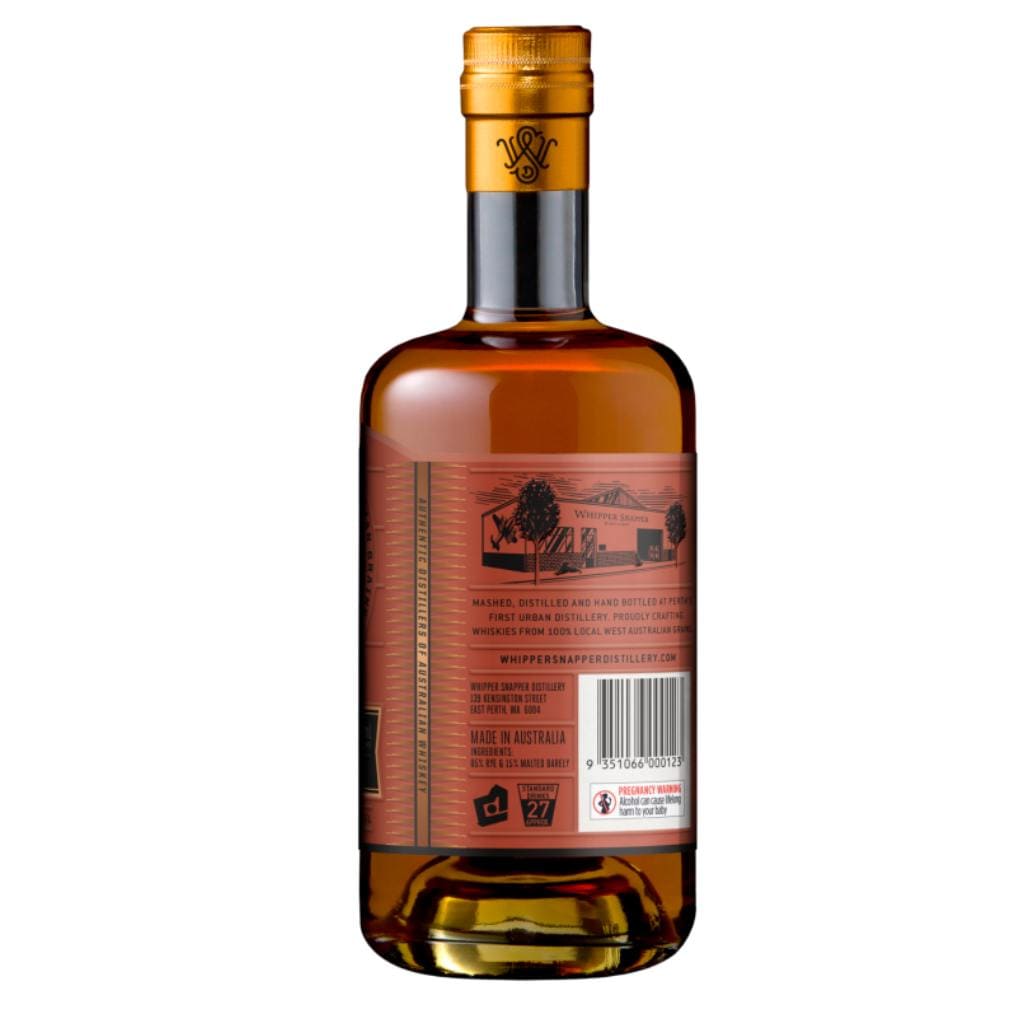 WHIPPER SNAPPER RYE AUSTRALIAN WHISKEY 48% 700ML