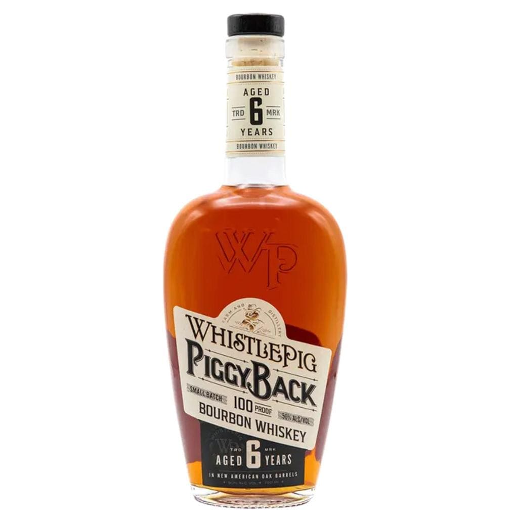 WHISTLEPIG PIGGYBACK 6 YEAR OLD BOURBON WHISKEY 50% 750ML