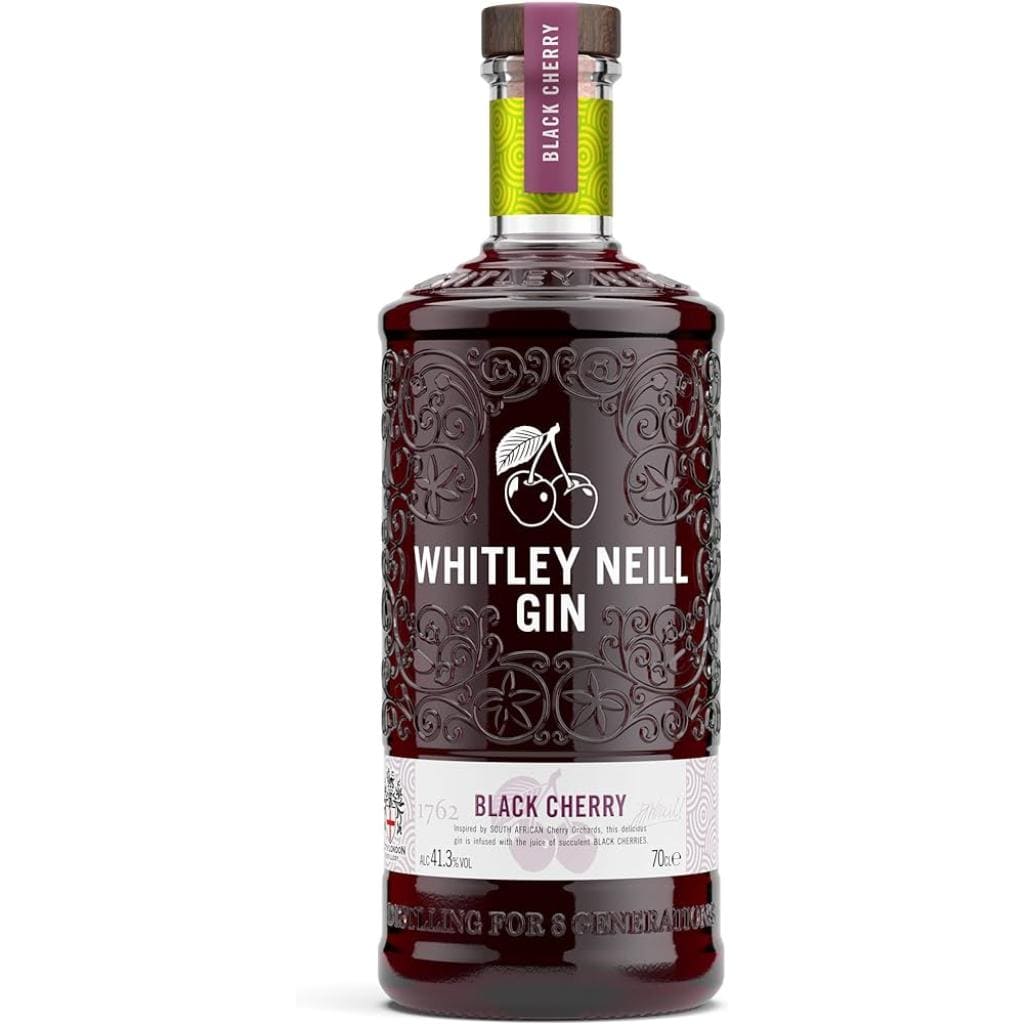 WHITLEY NEILL NEW BLACK CHERRY GIN 41.3% 700ML