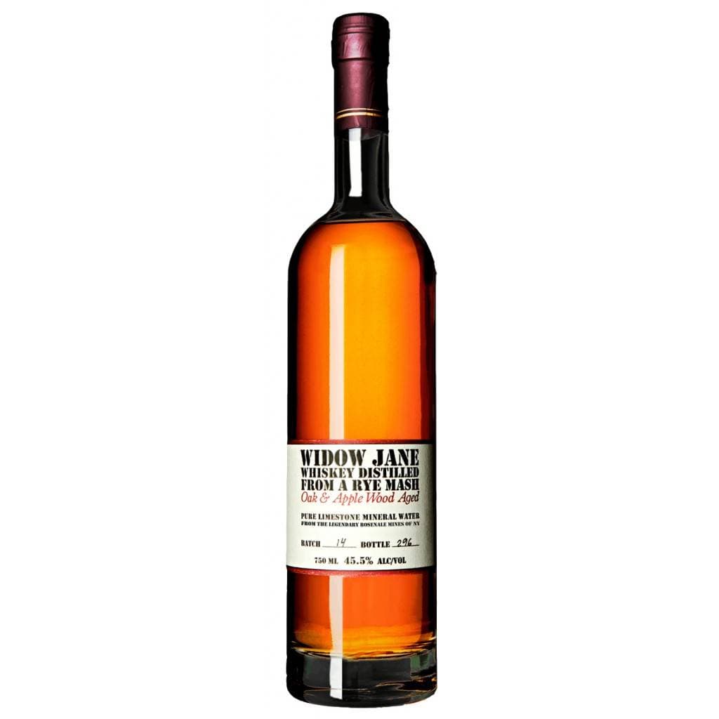 WIDOW JANE RYE WHISKEY AGED AMERICAN APPLEWOOD 45.5% 750ML