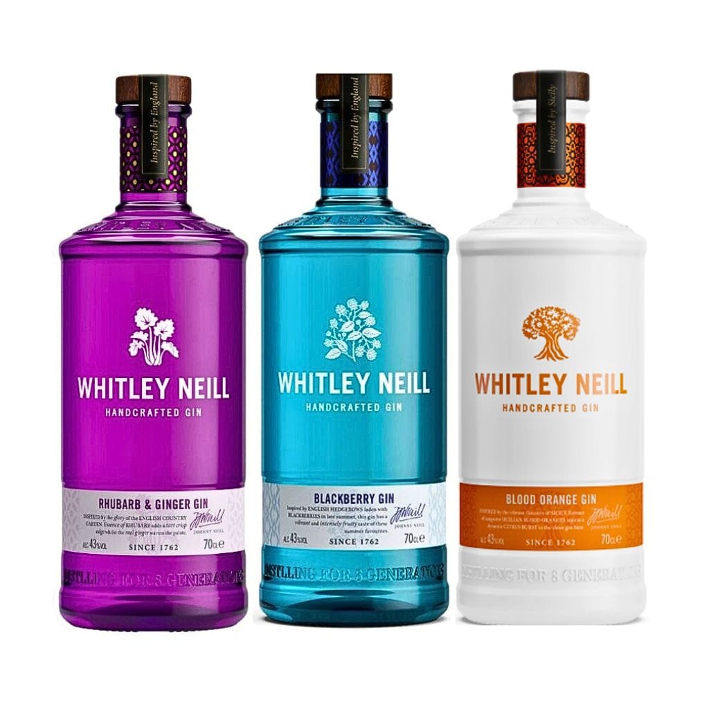 Whitley Neill 3 Pack Hamper - Ginger & Rhubard + Blood Orange + Blackberry