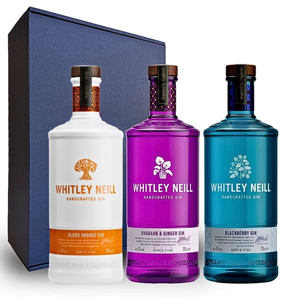 Whitley Neill 3 Pack Hamper - Ginger & Rhubard + Blood Orange + Blackberry