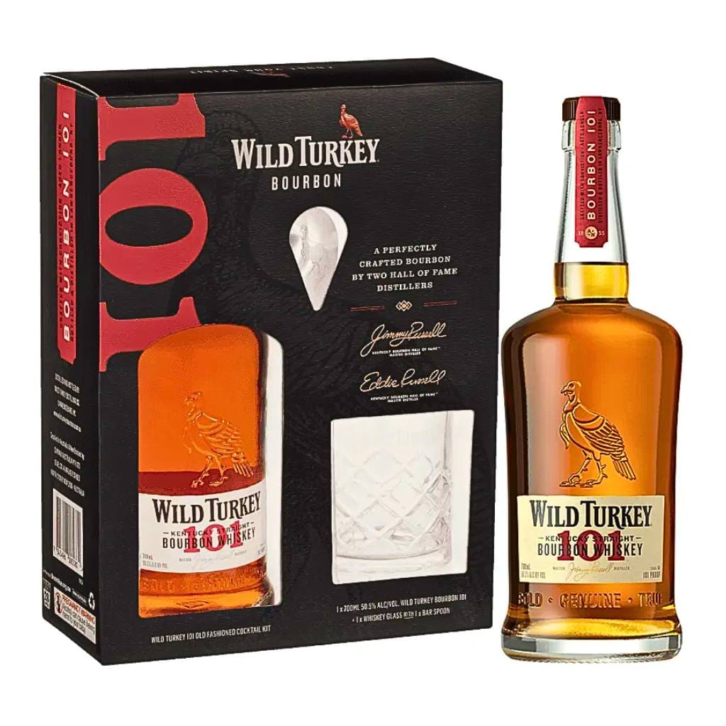 Personalised Wild Turkey 101 Bourbon Whiskey Gift Box 50.5% 700ml