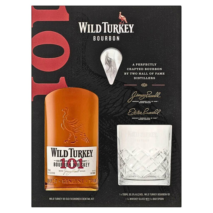 Personalised Wild Turkey 101 Bourbon Whiskey Gift Box 50.5% 700ml