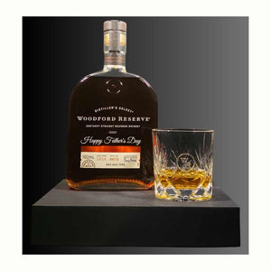 Father's Day Edition Woodford Reserve Whiskey Gift Pack With 1 Original Glass 40% 700ml