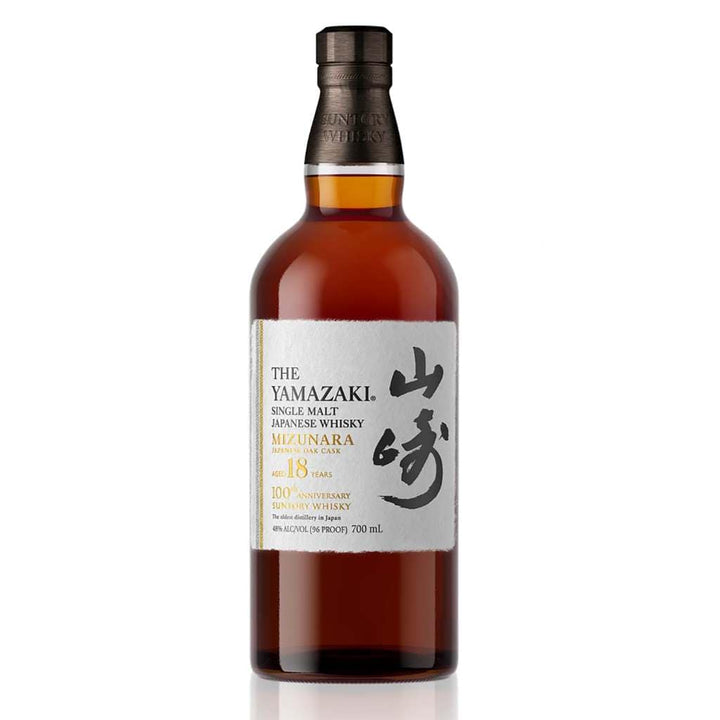 YAMAZAKI 18 YEAR OLD MIZUNARA SINGLE MALT 100TH ANNIVERSARY EDITION 48% 700ML