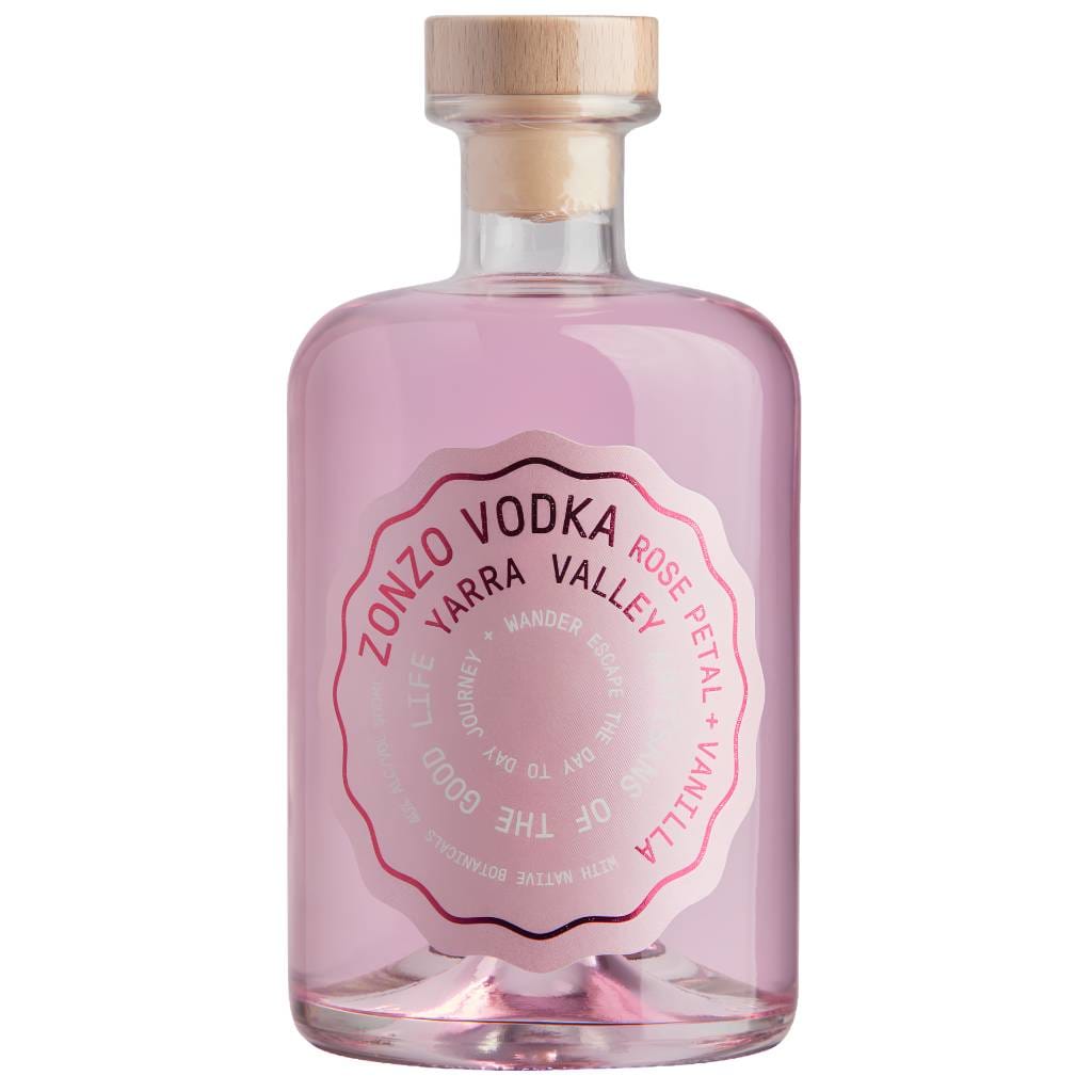 Zonzo Estate Rose Petal and Vanilla Vodka 40% 500ml