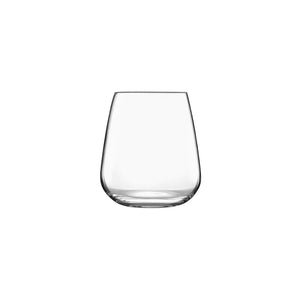 Luigi Bormioli Stemless Italian Crystal Wine Glasses 450ml in a Presentation Box - 2 Pack