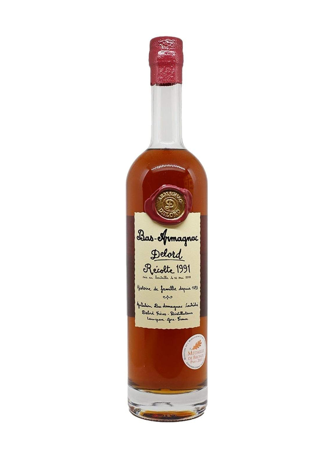 DELORD 1991 BAS ARMAGNAC 40% 700ML