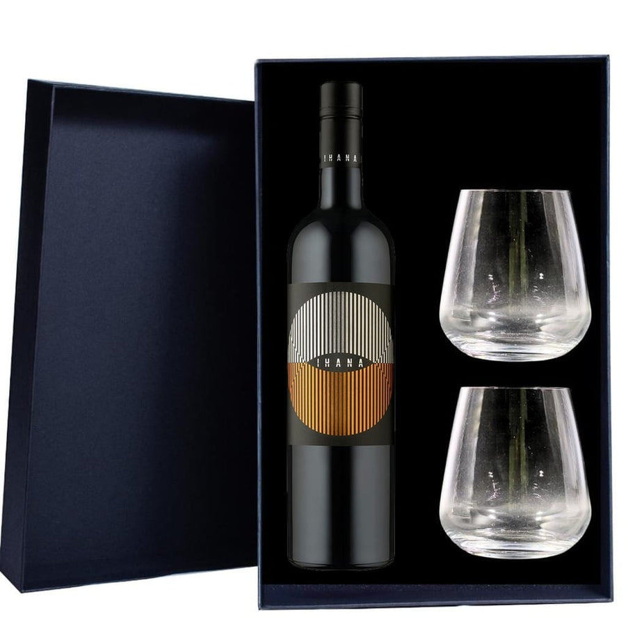 Personalised Oliver's Taranga x Valtteri Bottas IHANA Edition #3 Shiraz Gift Hamper - Includes 2 Premium Wine Glasses