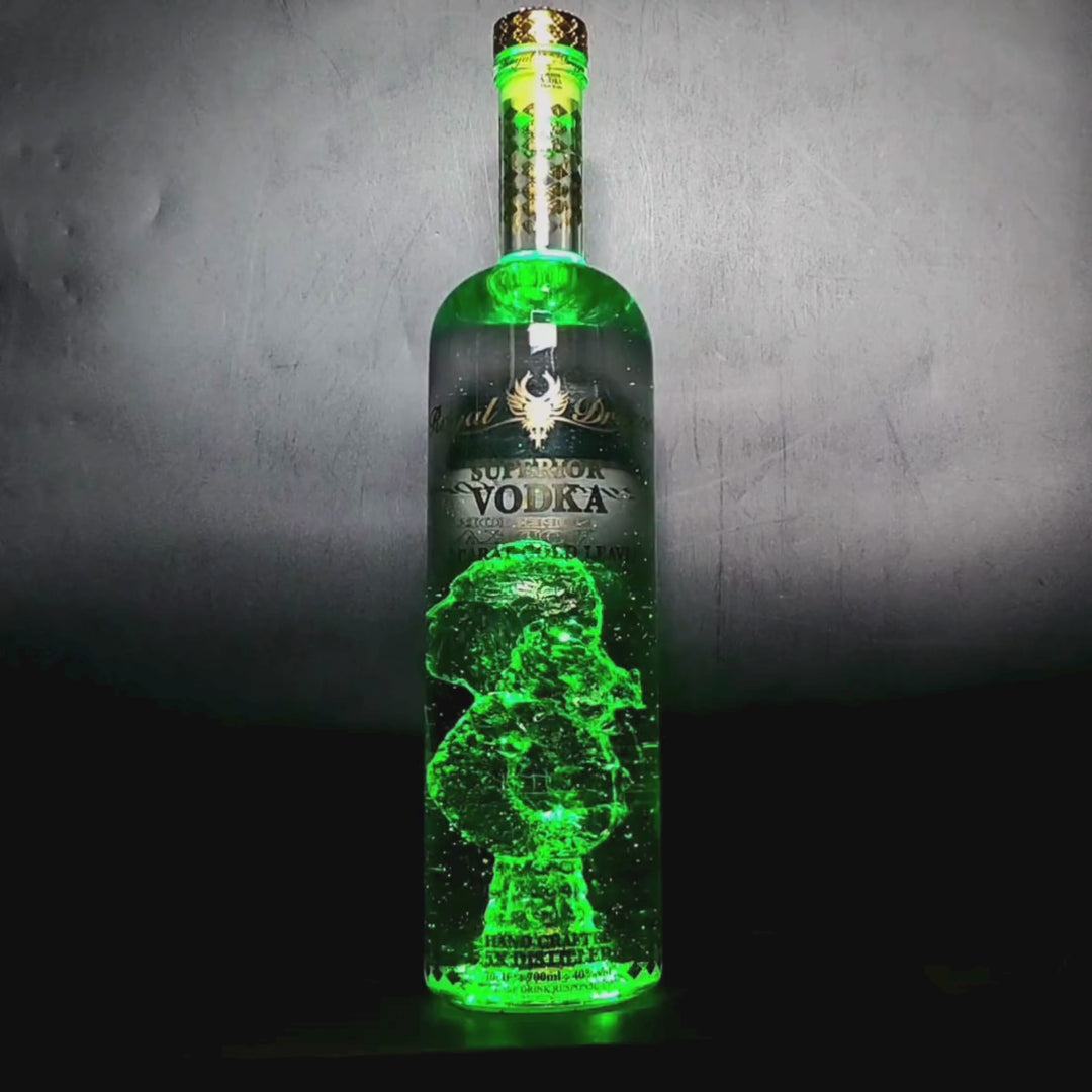 Royal Dragon Vivid Lights Edition Gold Leaf Vodka 700ml