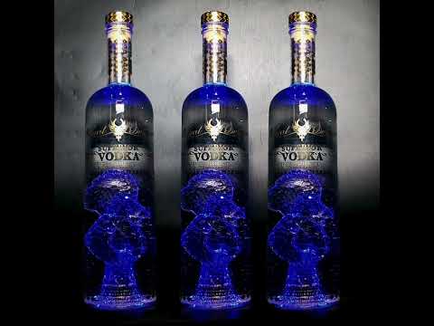 Royal Dragon Vivid Lights Edition Gold Leaf Vodka 700ml