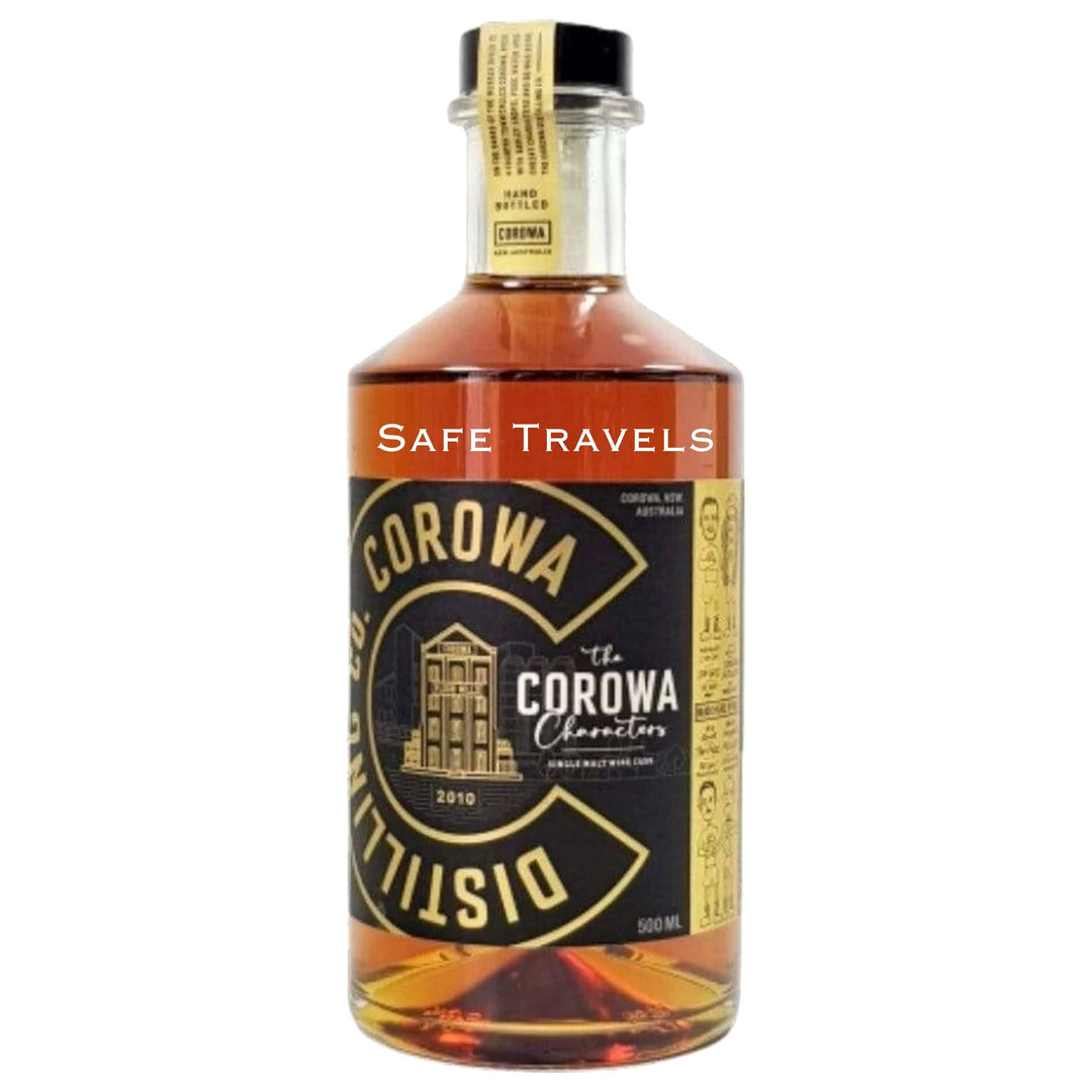 Personalised Corowa Characters Single Malt Wine Cask 46% 500ml