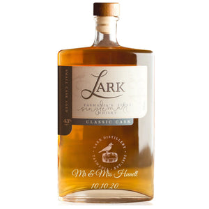 Personalised Lark Cask Strength Tasmanian Single Malt Whiskey 58% 500ml