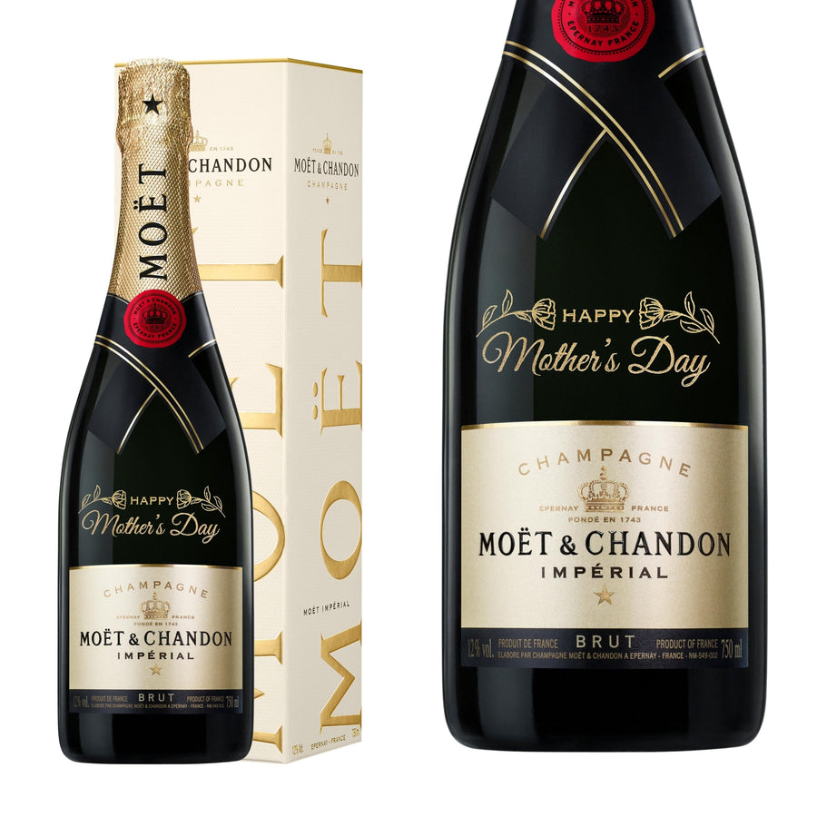 MOTHER'S DAY MOET & CHANDON GIFT HAMPER - Includes 2 Pack Champagne Flutes