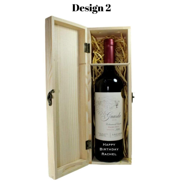 Personalised Lagarde Guarda Malbec DOC 2015 Gift Boxed.