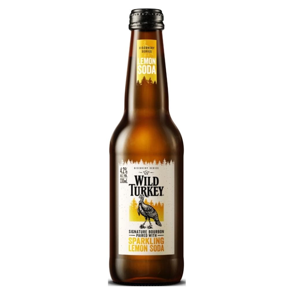 WILD TURKEY LEMON SODA 330ML (4 PACK)