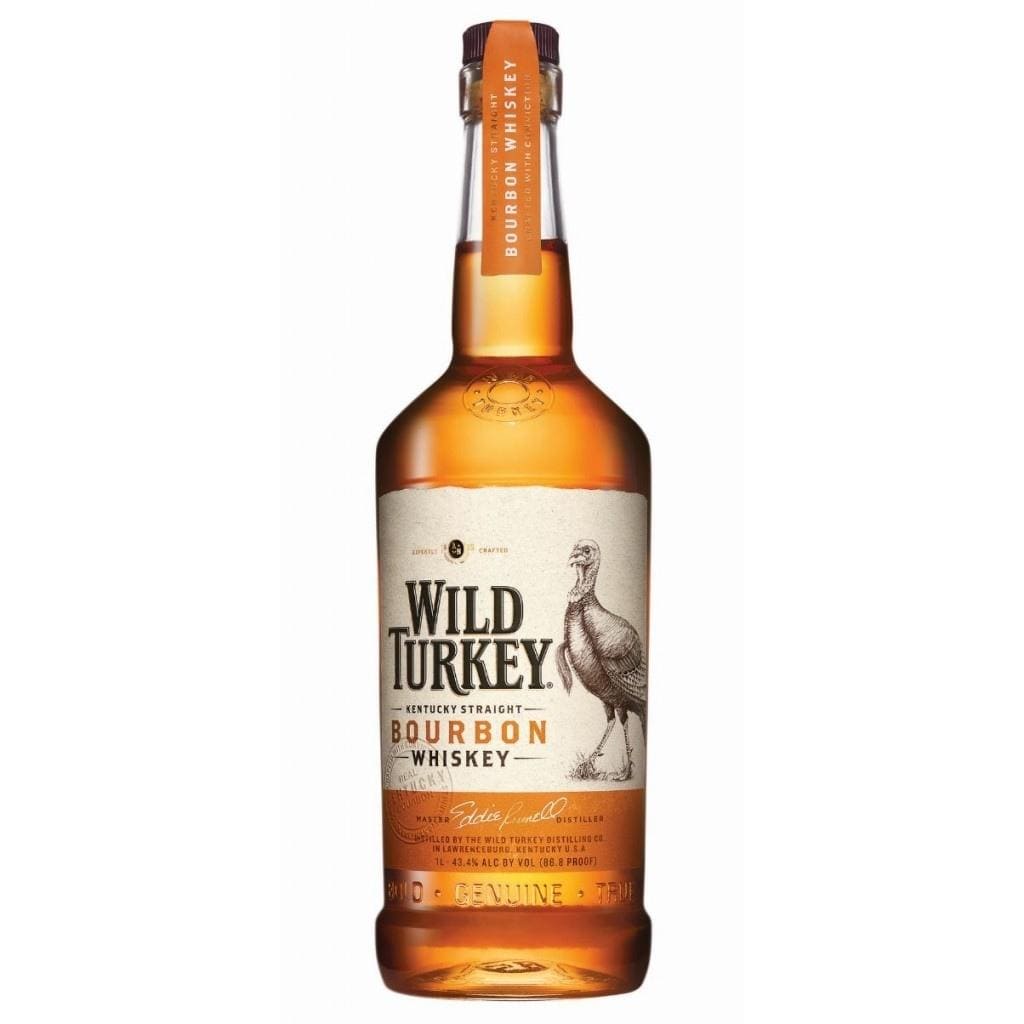 PERSONALISED WILD TURKEY 81 PROOF KENTUCKY STRAIGHT BOURBON WHISKEY 40.5% 1LT