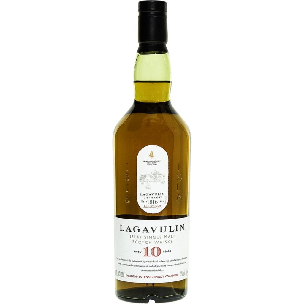 Lagavulin 10 Year Old Single Malt Scotch Whisky 43% 700ML