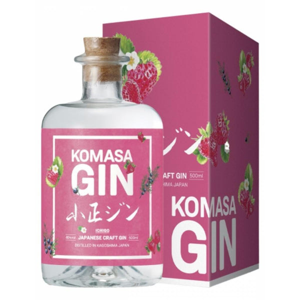 Komasa Gin Ichigo Strawberry Japanese Gin 45 500ML The Wine Providore