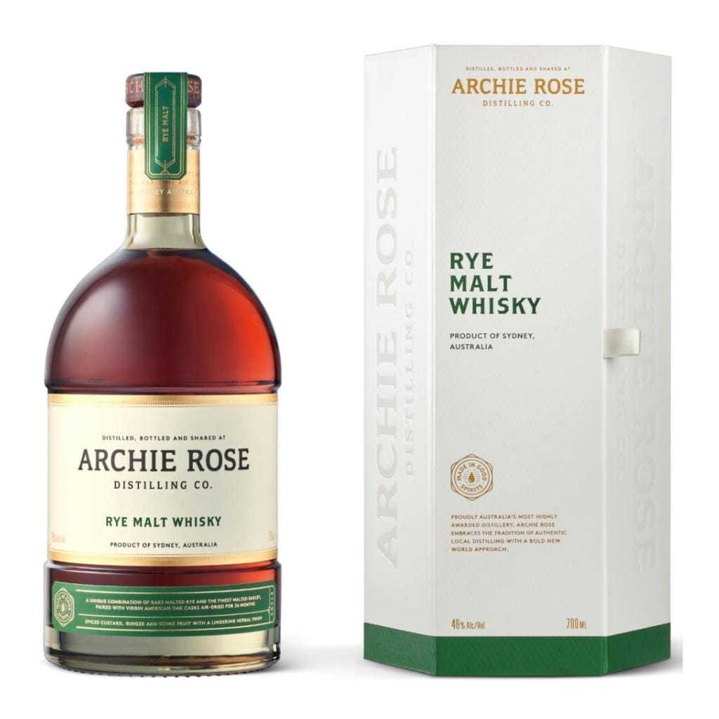 ARCHIE ROSE RYE MALT WHISKY 46% 700ML