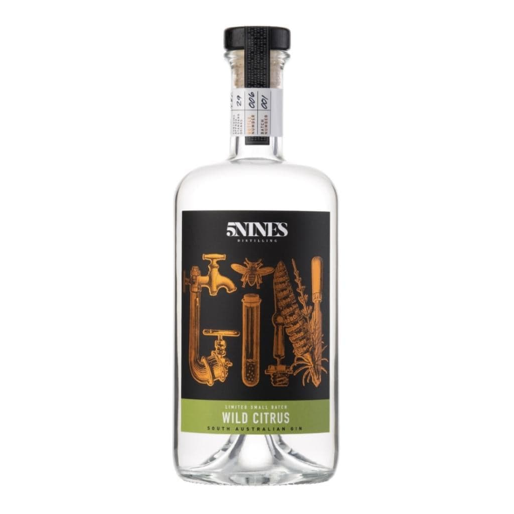 5 NINES WILD CITRUS GIN 48% 750ML