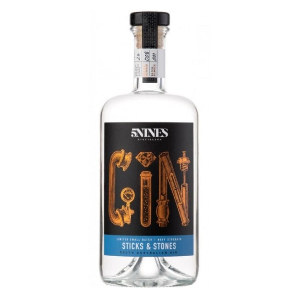 5 NINES STICKS & STONES GIN 750ML