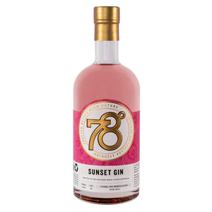 PERSONALISED 78 DEGREES SUNSET GIN 48% 700ML