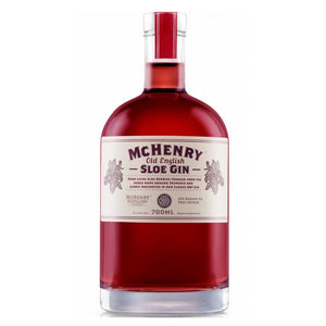 PERSONALISED MCHENRY DISTILLERY OLD ENGLISH SLOE GIN 23% 700ML