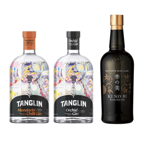Tanglin Mandarin Chilli + Tanglin Orchid + KI NO BI Kyoto Dry Gin 700ml +4 StrangeLove Tonic 180ml