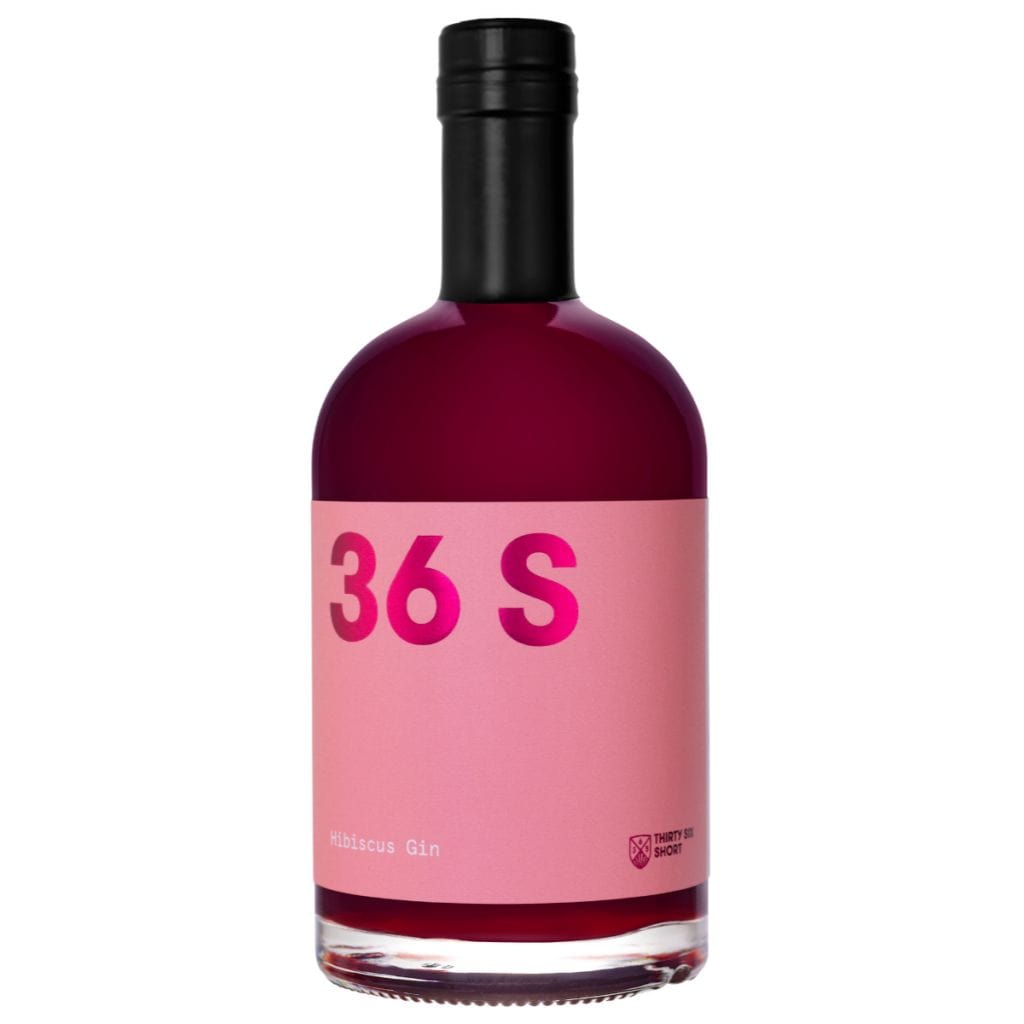 Personalised 36 Short Hibiscus Gin 38% 500ml