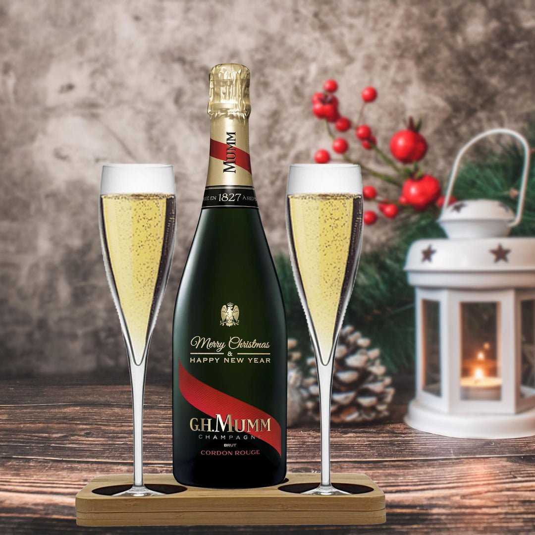 Christmas Edition Mumm Cordon Rouge Brut Champagne Gift Hamper