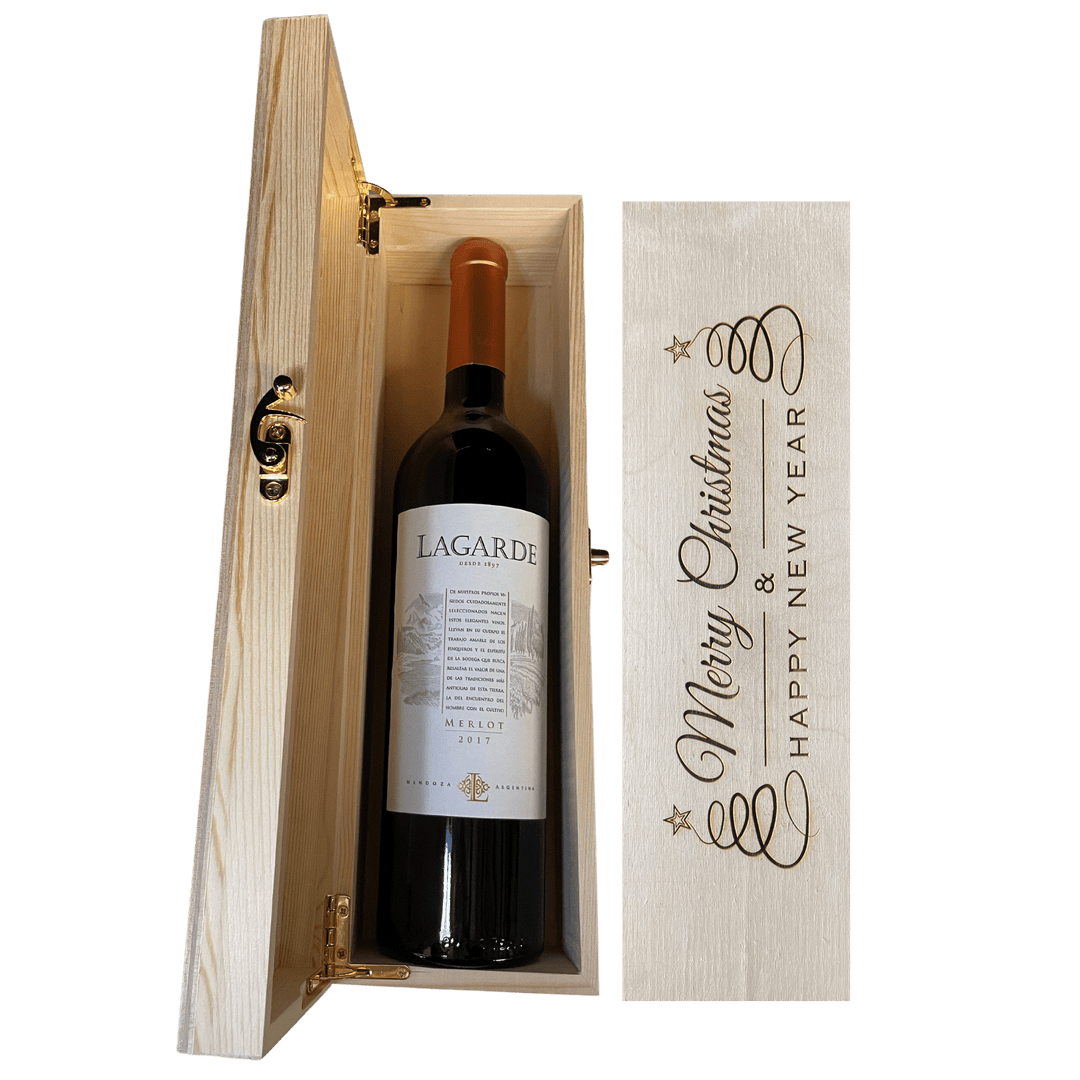 Christmas Edition Wine Box + Lagarde 2017 750ml 12.6% ABV