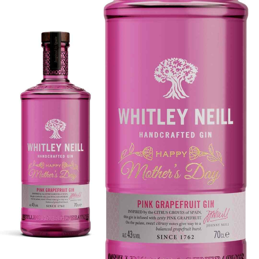Mother's Day Edition Whitley Neill Pink Grapefruit Gin 43% 700ml
