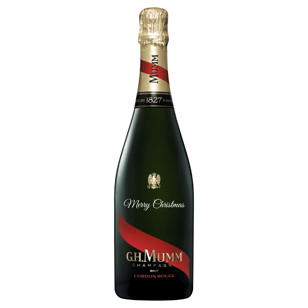 Personalised Mumm Cordon Rouge Brut NV 750ml.